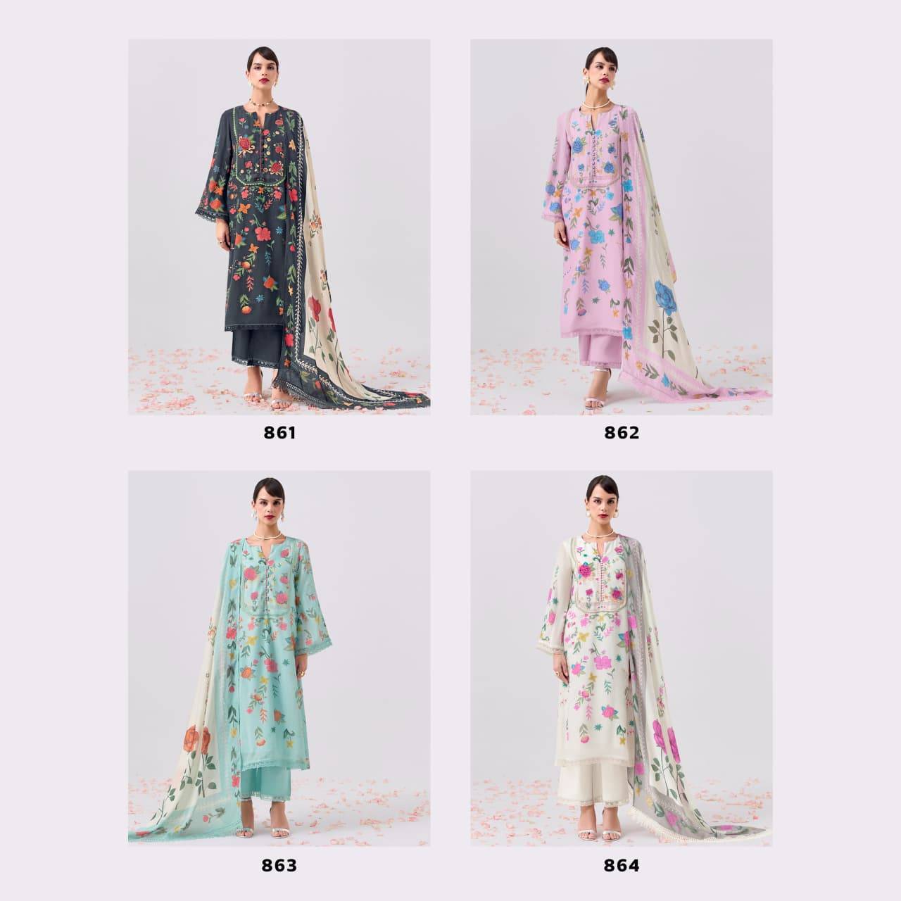 VALLEY By Kimora Suit Stylish Beautiful Colourful PREMIUM PURE COTTON Dresses At Wholesale Price